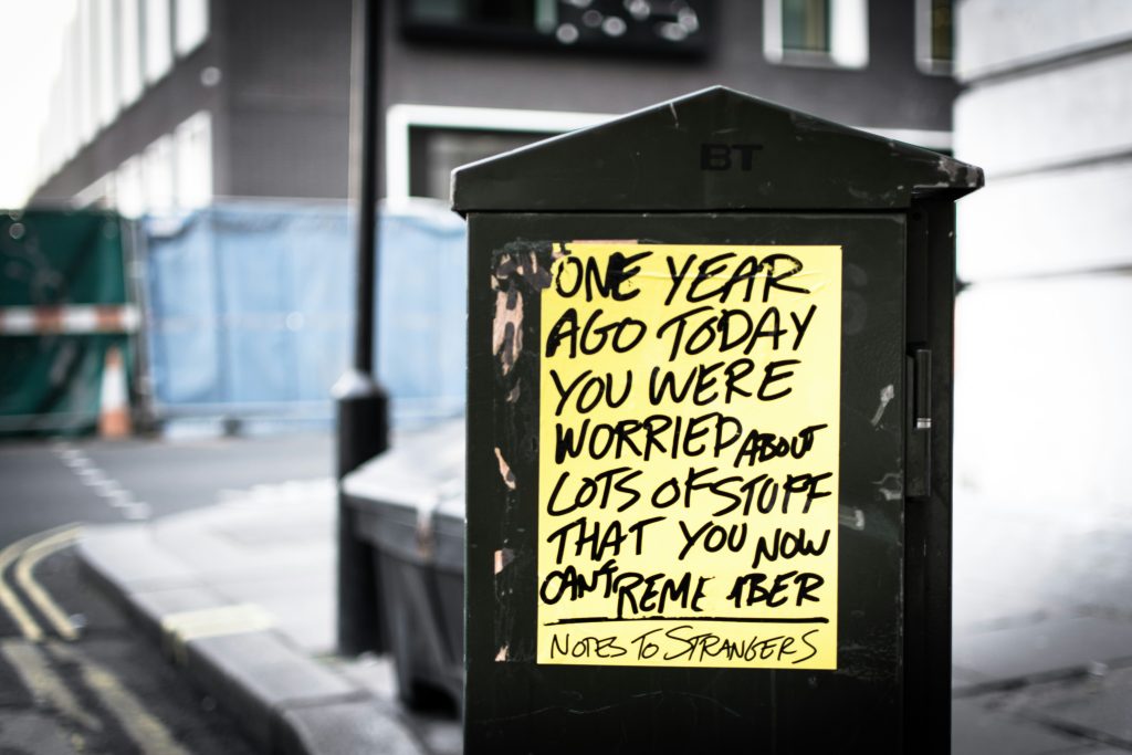 sign worry about things you can't remember